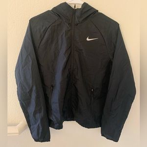 Black Nike windbreaker